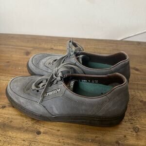 Mephisto Match Walking Shoe Women's Size 8.5 US Birch Nubuck Leather VGUC